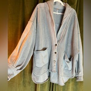 Free People Womens Larkspur Jordan Jacket Size Large